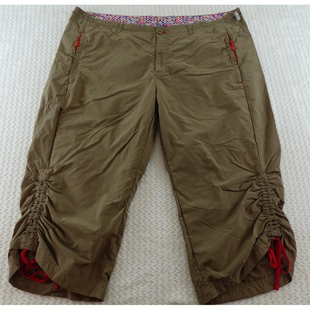 Eddie Bauer Women's Hiking Capri Pants Size 18 Lightweight Outdoors Capsule